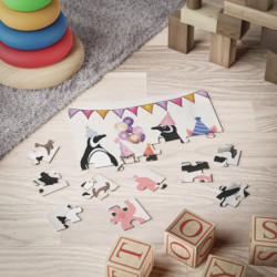 Moe the Penguin's Birthday Kids' Puzzle, 30-Piece