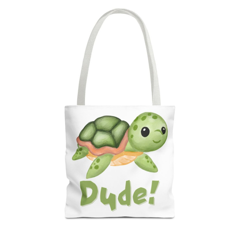 Dude! Ed the Sea Turtle Tote Bag