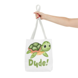 Dude! Ed the Sea Turtle Tote Bag