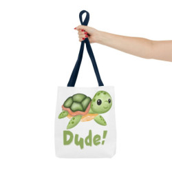 Dude! Ed the Sea Turtle Tote Bag