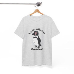 I Just Really Love Penguins! Humboldt Penguin Unisex Tee