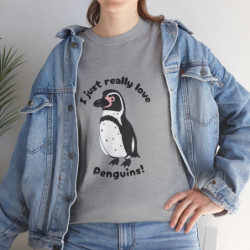 I Just Really Love Penguins! Humboldt Penguin Unisex Tee