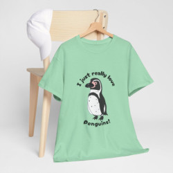 I Just Really Love Penguins! Humboldt Penguin Unisex Tee