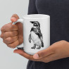 Watercolor Moe the Penguin Mug