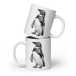 Watercolor Moe the Penguin Mug