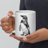 Watercolor Moe the Penguin Mug