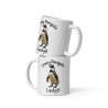 Crazy Penguin Lady White Mug