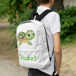 Dude! Ed the Sea Turtle Backpack