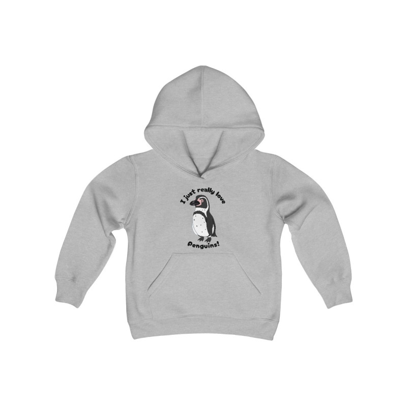 I Just Really Love Penguins! Humboldt Penguin Youth Hoodie