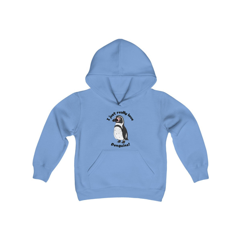 I Just Really Love Penguins! Humboldt Penguin Youth Hoodie