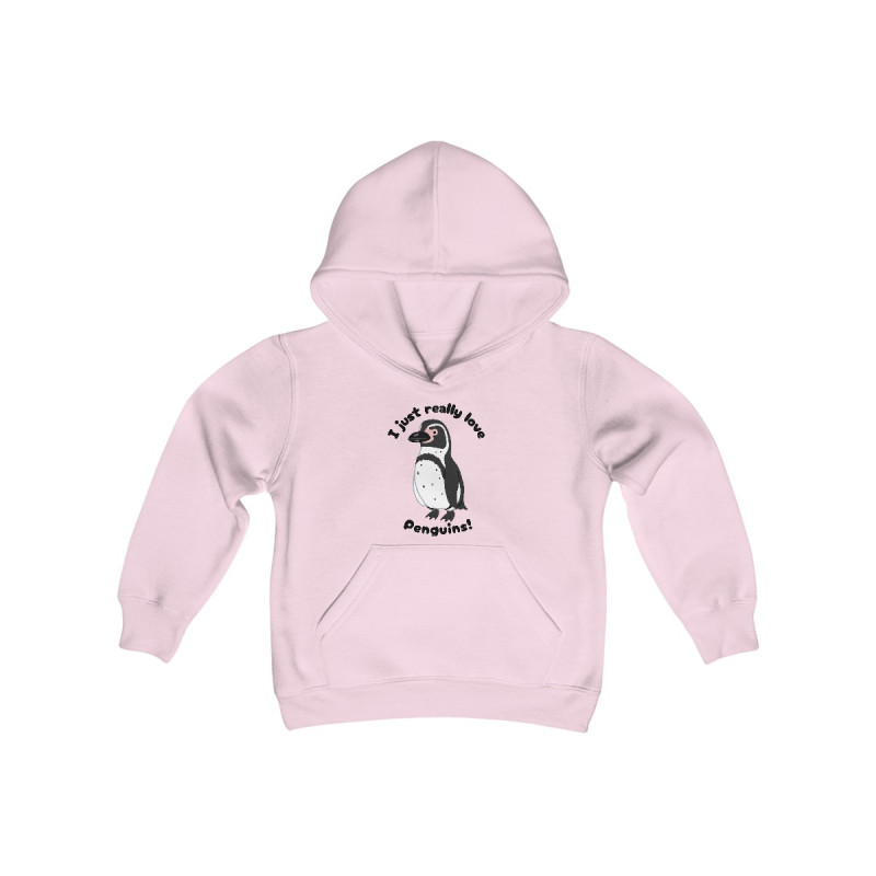 I Just Really Love Penguins! Humboldt Penguin Youth Hoodie