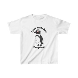 I Just Really Like Penguins! Humboldt Penguin Kids Tee