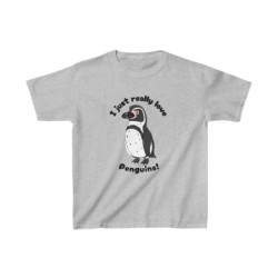 I Just Really Like Penguins! Humboldt Penguin Kids Tee