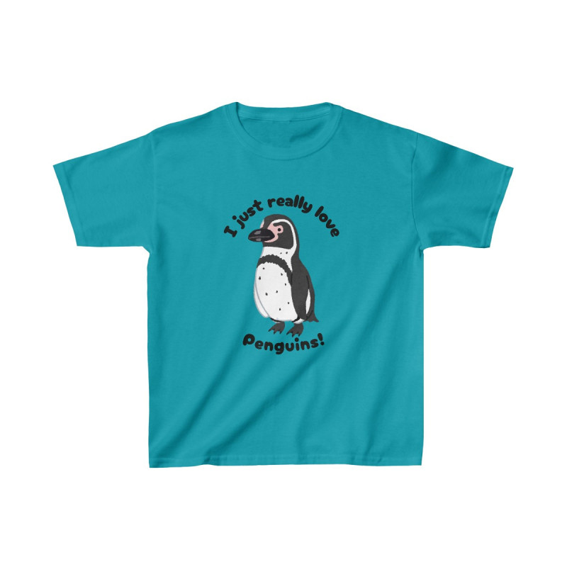 I Just Really Like Penguins! Humboldt Penguin Kids Tee