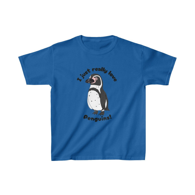 I Just Really Like Penguins! Humboldt Penguin Kids Tee