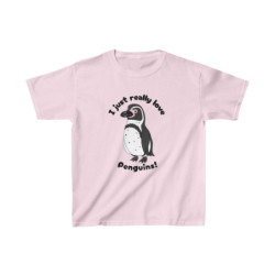 I Just Really Like Penguins! Humboldt Penguin Kids Tee