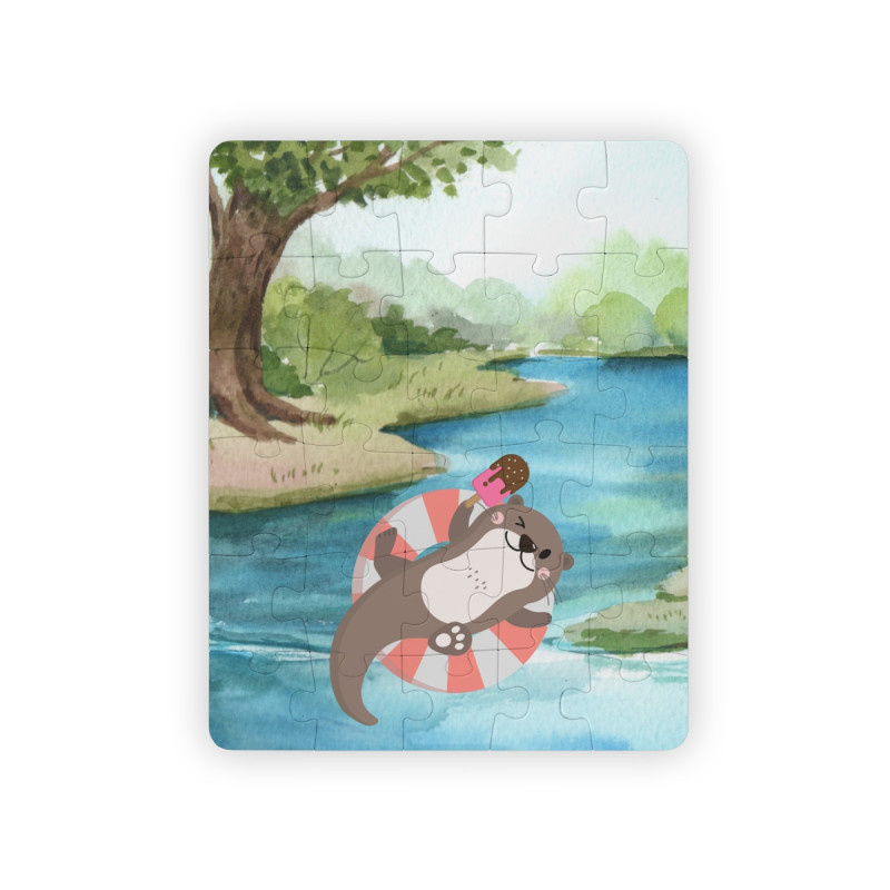 Snuggles the Otter Float Trip Kids' Puzzle, 30-Piece