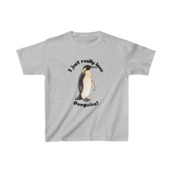 I Just Really Like Penguins! Cousin Marvin Kids Tee