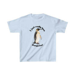 I Just Really Like Penguins! Cousin Marvin Kids Tee