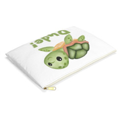 Dude! Ed the Sea Turtle Personalized Accessory Pouch