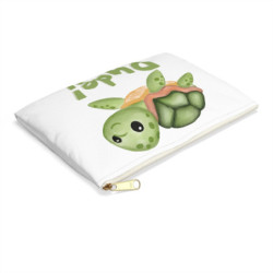 Dude! Ed the Sea Turtle Personalized Accessory Pouch