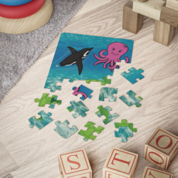 Moe and the Scared Sea Turtle Kids' Puzzle, 30-Piece