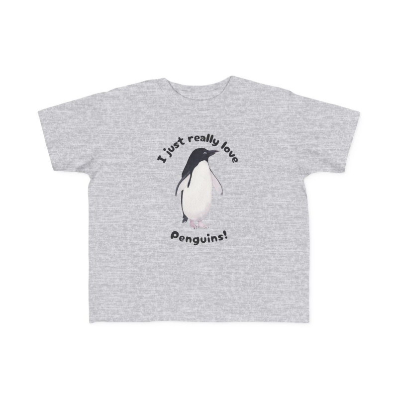 I Just Really Like Penguins! Adélie Penguin Toddler Tee