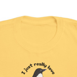 I Just Really Like Penguins! Adélie Penguin Toddler Tee