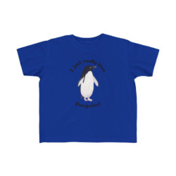 I Just Really Like Penguins! Adélie Penguin Toddler Tee