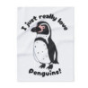 I Just Really Love Penguins! Humboldt Penguin Arctic Fleece Blanket