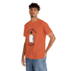 I Just Really Love Penguins! King Penguin Unisex Tee