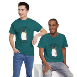 I Just Really Love Penguins! King Penguin Unisex Tee