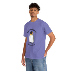 I Just Really Love Penguins! King Penguin Unisex Tee