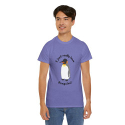 I Just Really Love Penguins! King Penguin Unisex Tee