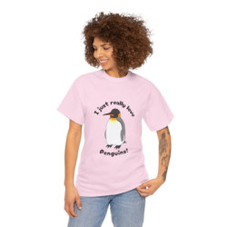 I Just Really Love Penguins! King Penguin Unisex Tee