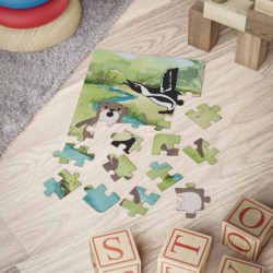 Moe the Penguin with Snuggles the Otter Kids' Puzzle, 30-Piece