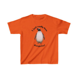 I Just Really Like Penguins! Gentoo Penguin Kids Tee