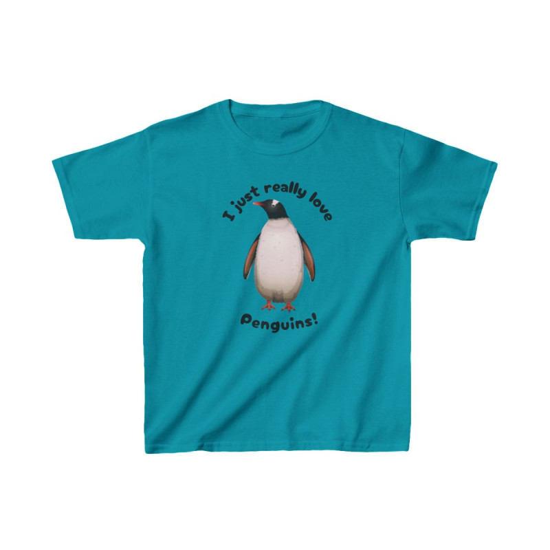 I Just Really Like Penguins! Gentoo Penguin Kids Tee