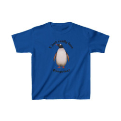 I Just Really Like Penguins! Gentoo Penguin Kids Tee