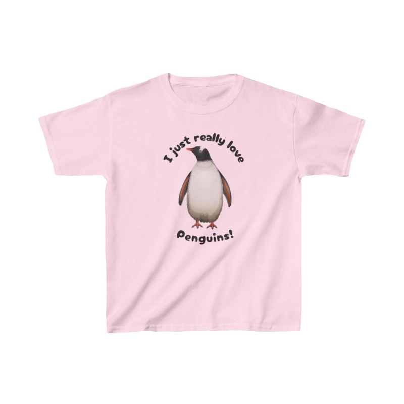 I Just Really Like Penguins! Gentoo Penguin Kids Tee