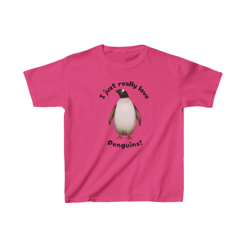 I Just Really Like Penguins! Gentoo Penguin Kids Tee