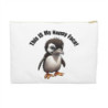 This IS My Happy Face! Sophie the Penguin Personalized Accessory Pouch