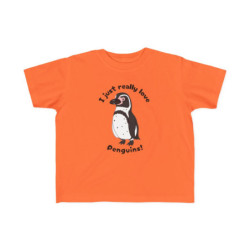 I Just Really Like Penguins! Humboldt Penguin Toddler Tee