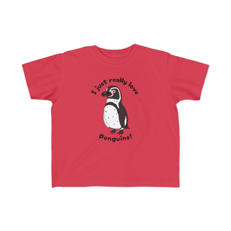 I Just Really Like Penguins! Humboldt Penguin Toddler Tee