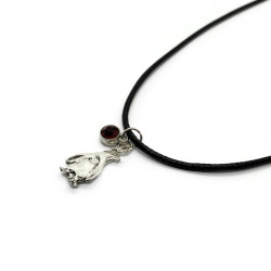 Moe the Penguin Birthstone Necklace