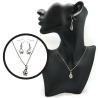 Moe the Penguin Necklace & Dangle Earring Set