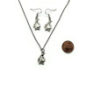 Moe the Penguin Necklace & Dangle Earring Set