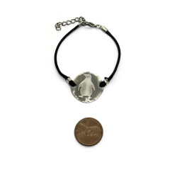 Moe the Penguin Sterling Silver Penguin Bracelet