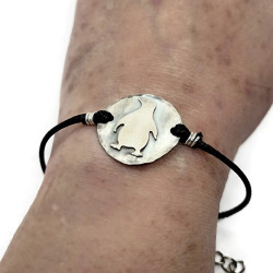 Moe the Penguin Sterling Silver Penguin Bracelet