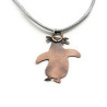 Sophie the Penguin Copper Pendant